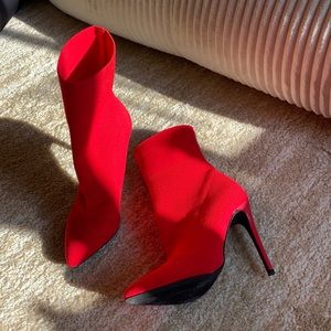 Red boots